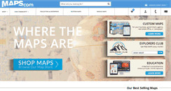 Desktop Screenshot of maps.com