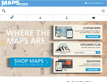 Tablet Screenshot of maps.com