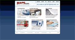 Desktop Screenshot of custom.maps.com