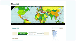 Desktop Screenshot of maps.net
