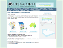 Tablet Screenshot of maps.com.au