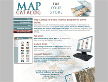 Tablet Screenshot of mapcatalog.maps.com